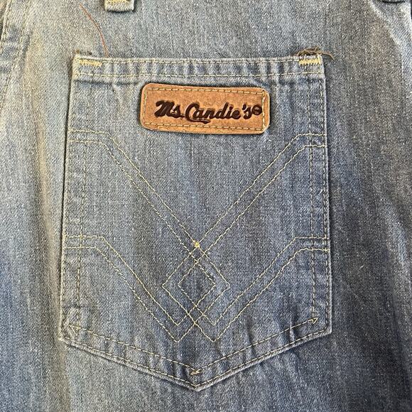 Vtg Deadstock 1970s Retro High Waist Wide Leg Jeans Women’s Size 12 - Picture 10 of 11